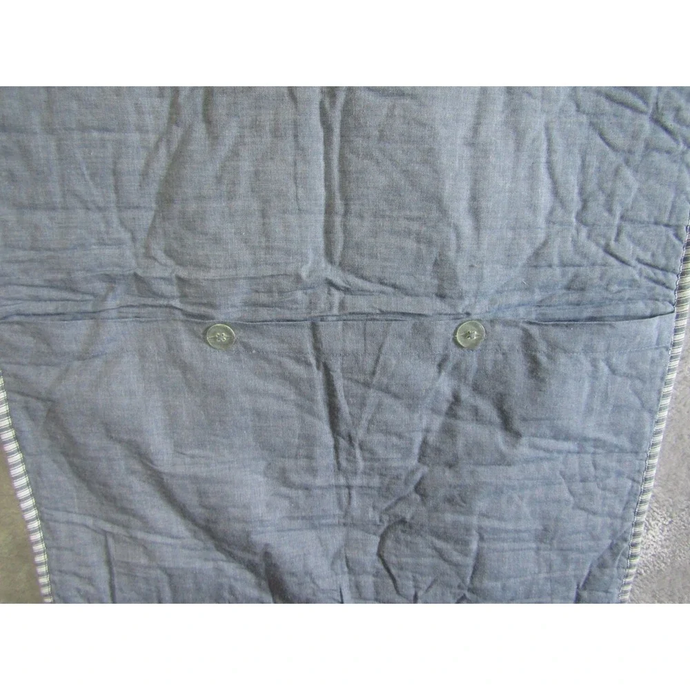 Cremieux King Sham Patchwork Quilt Floral Plaid Striped Red‎ Blue White New